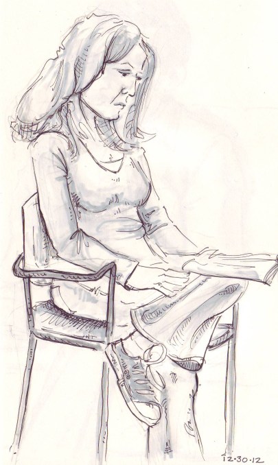 Sp55 reading woman